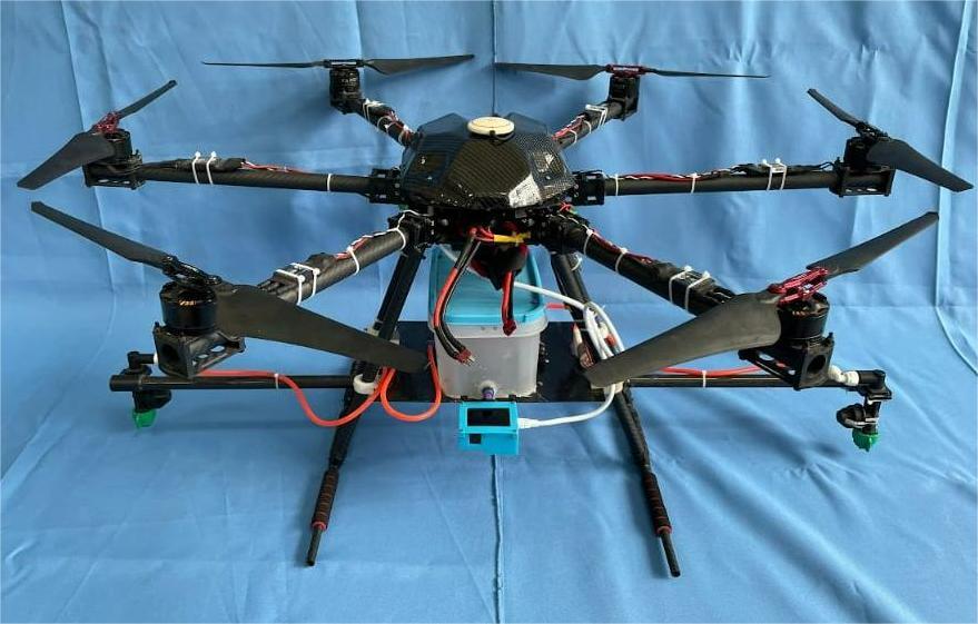 BukSU engineer develops drone sprayer to help farmers