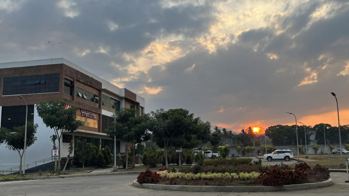 Sunset in BukSU Edu-hub Campus in Casisang, Malaybalay City
